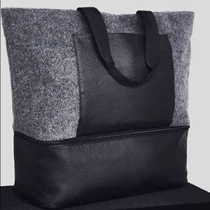 Gray and Black Bag from DSW
